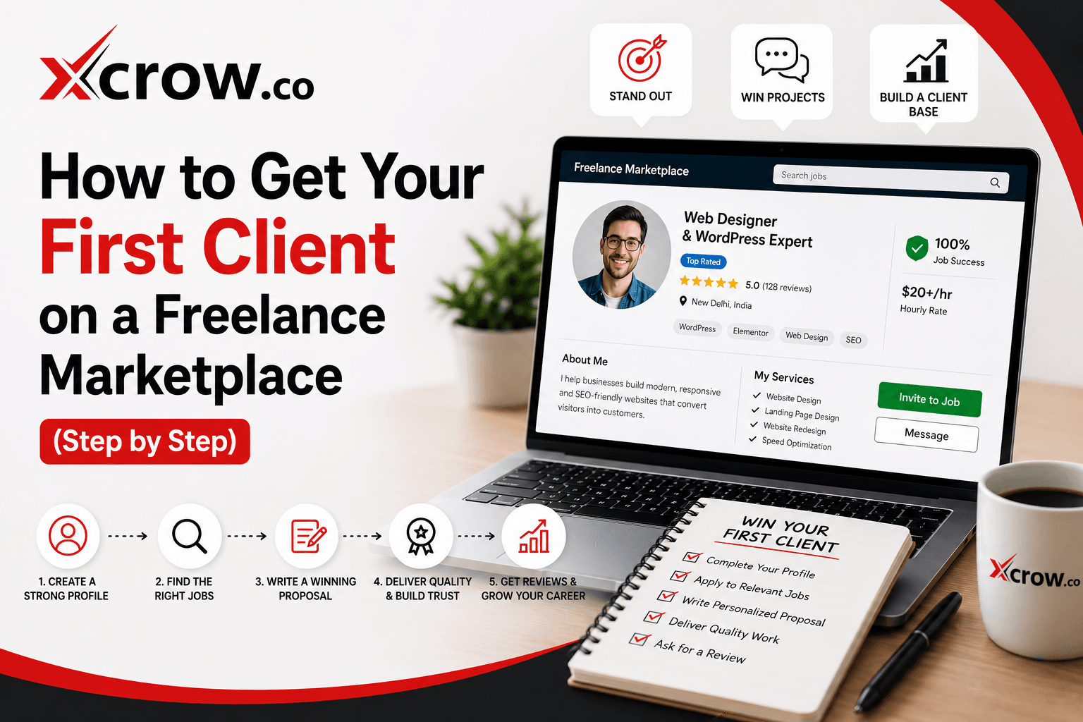 How to Get Your First Client on a Freelance Marketplace (Step by Step)