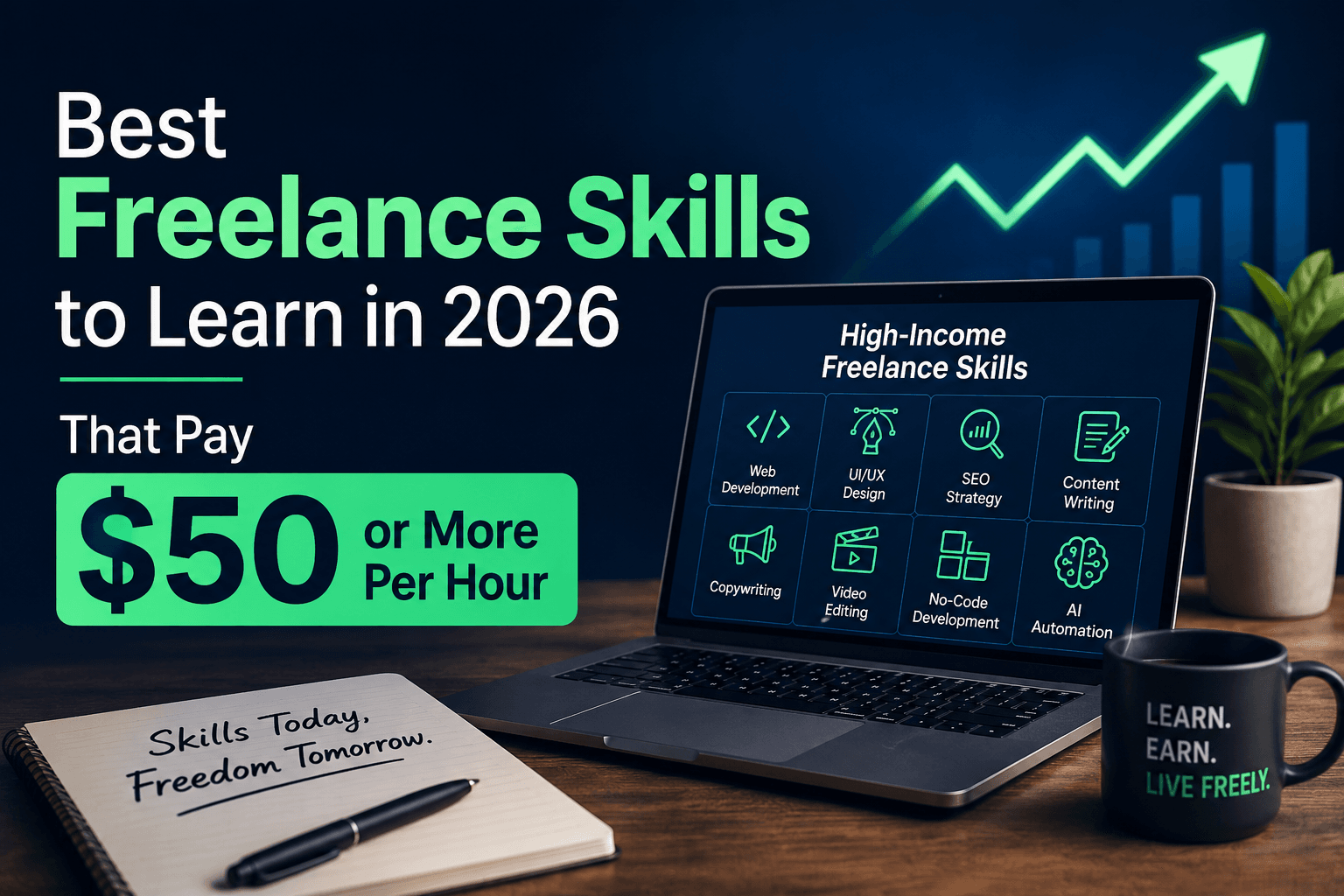 Best Freelance Skills to Learn in 2026 That Pay $50 or More Per Hour
