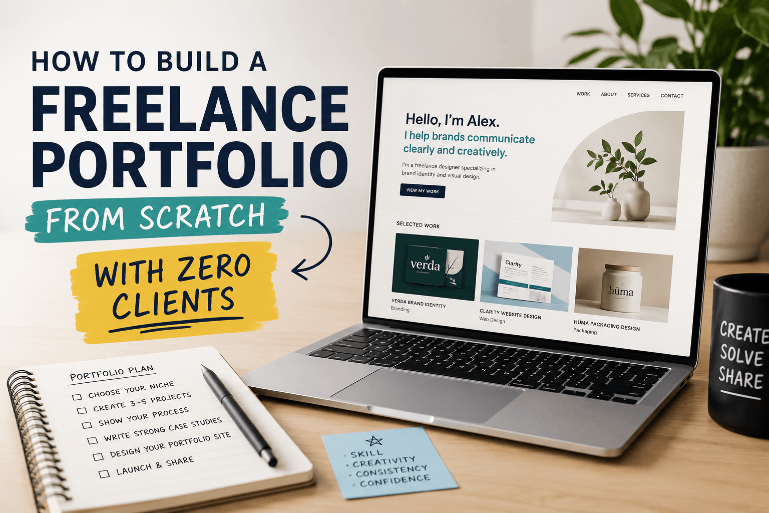 How to Build a Freelance Portfolio From Scratch With Zero Clients