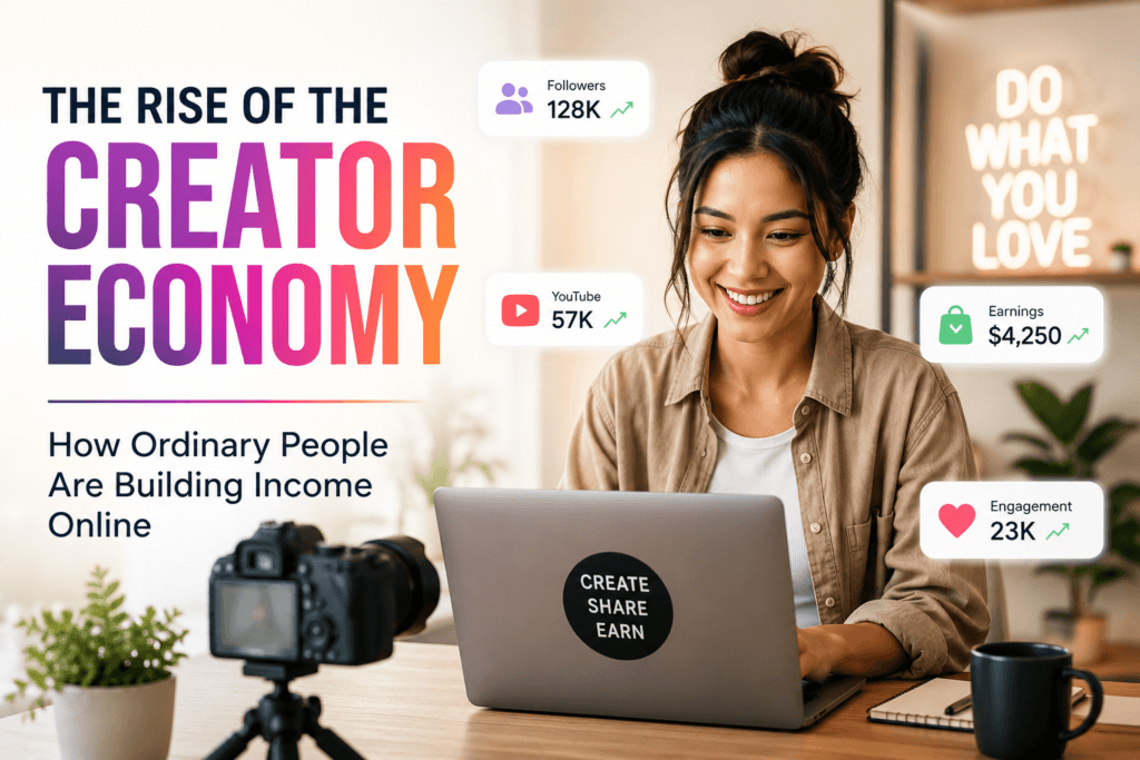The Rise of the Creator Economy: How Ordinary People Are Building Income Online