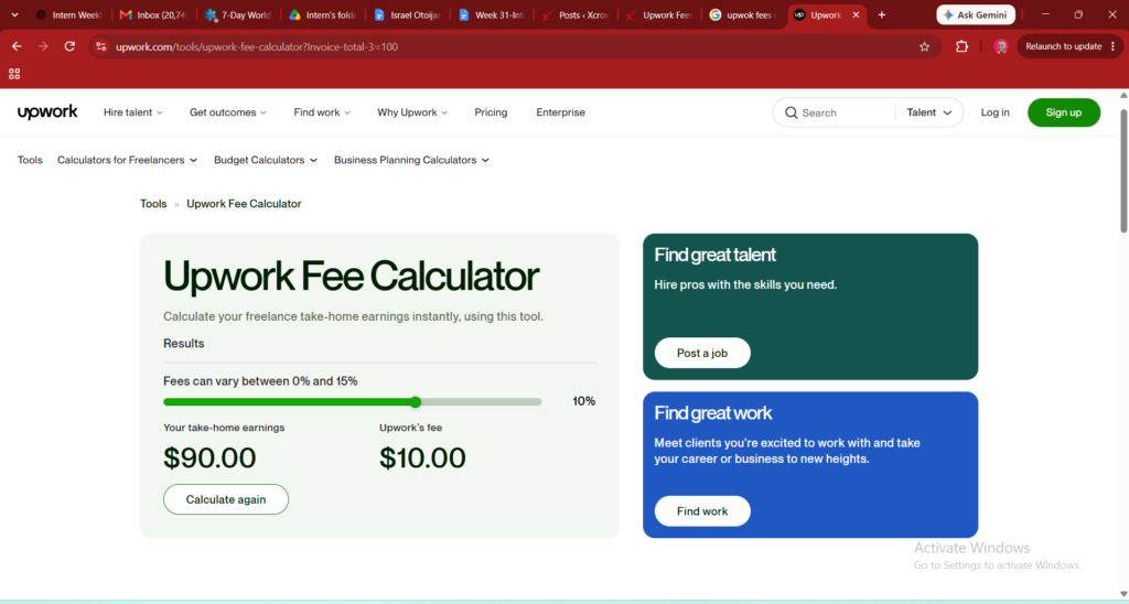 Xcrow.co vs Upwork Fees in 2026: How Much Do You Keep From $100? 1 Xcrow.co vs Upwork Fees in 2026: How Much Do You Keep From $100? Upwork-Price