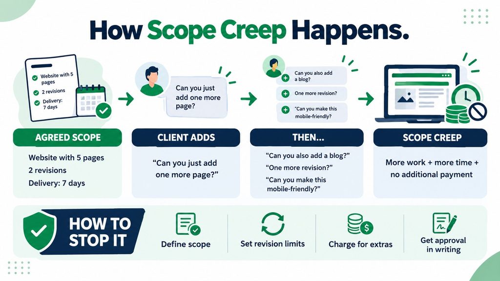 What Is Scope Creep in Freelancing and How Do You Stop It? 1 What Is Scope Creep in Freelancing and How Do You Stop It? What Is Scope Creep in Freelancing and How Do You Stop It?