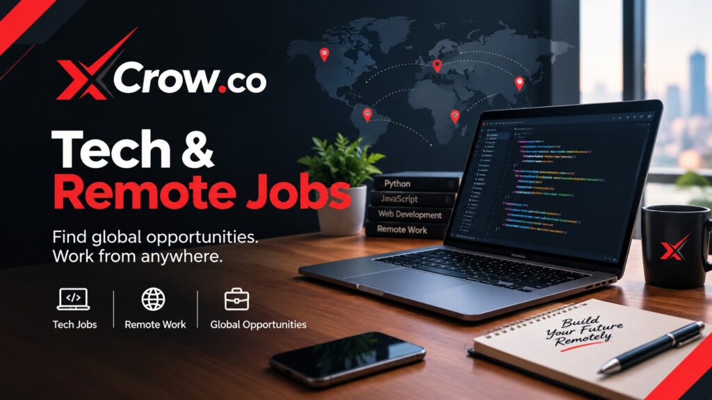 Tech & Remote Jobs on Xcrow.co